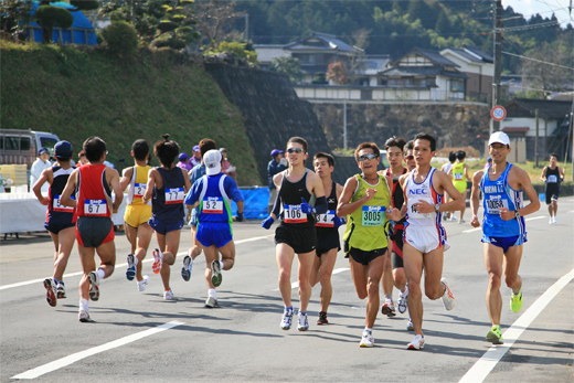 全日本盲人マラソン選手権大会の写真