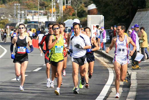 全日本盲人マラソン選手権大会の写真