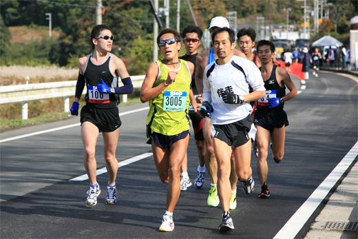 全日本盲人マラソン選手権大会の写真