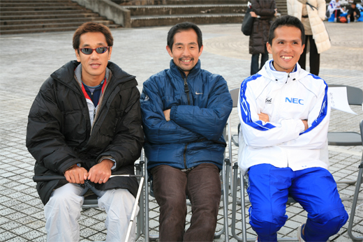 全日本盲人マラソン選手権大会の写真